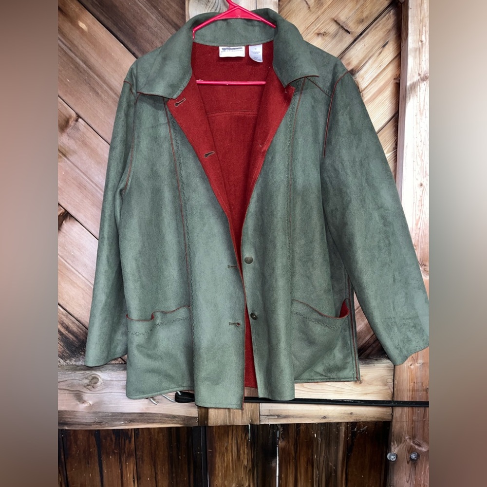 Alfred Dunner ultra suede jacket